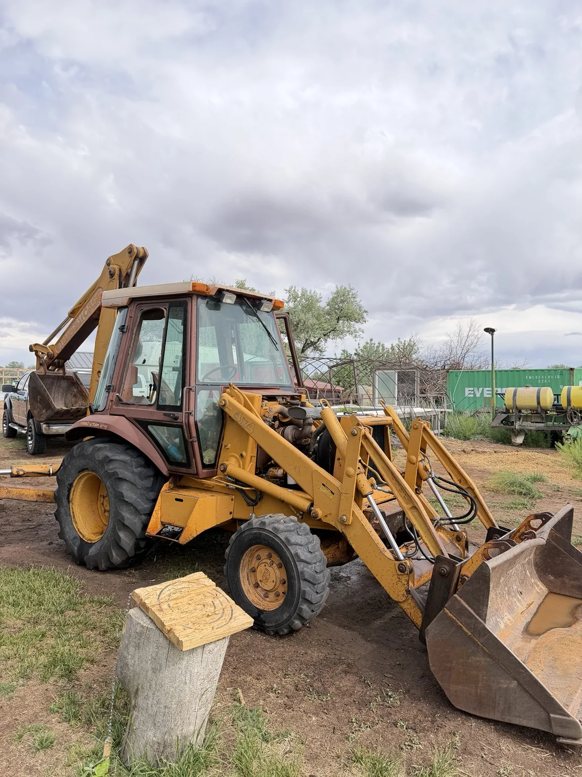 Heavy equipment outdoors